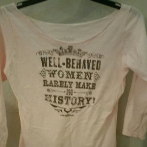 Junk gypsy 3/4 light pink top